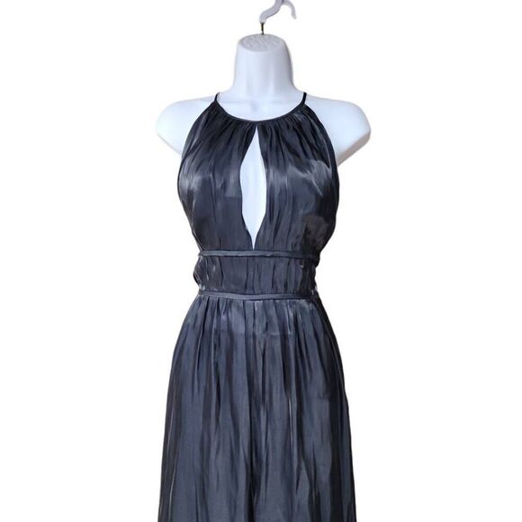 Sugar Lips Women's Size Large Black Maddie Halter Wide Leg Jumpsuit - Picture 5 of 12